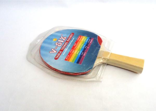 Quality Professional Long Handle Rubber Sponge Pimple Out Table Tennis Racket Blister Packing for sale