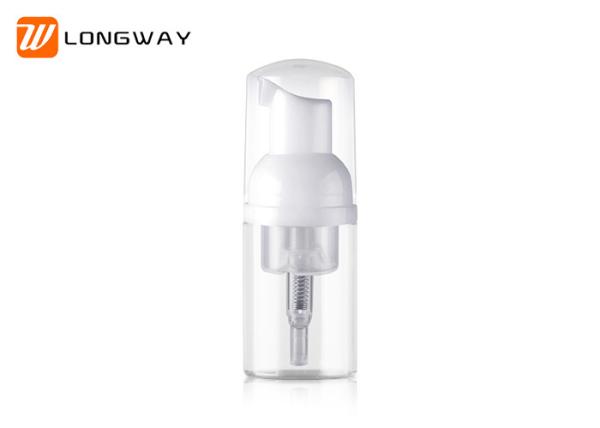 Quality Transparent  Foam Use Small Cosmetic PETG Bottle For Shampoo Shaving Bubble for sale