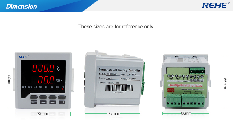 Digital Humidity and Temperature Controller LED hermocouple with Sensor