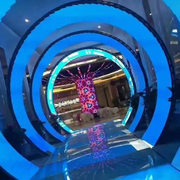 Quality High Definition Bendable Led Screen High Refresh Rate Small Pitch Flexible Soft LED Display for sale