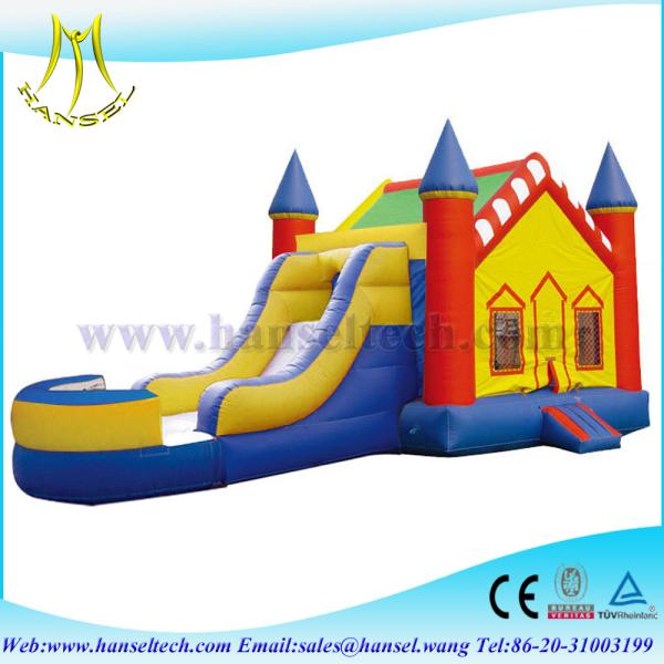 Quality Hansel inflatable bouncer obstacle course New design hot sale on 2015 for sale