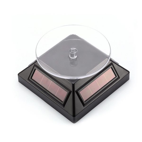 Custom Logo Rotating Solar Display Stand With Load Weight 300g Solar Showcase