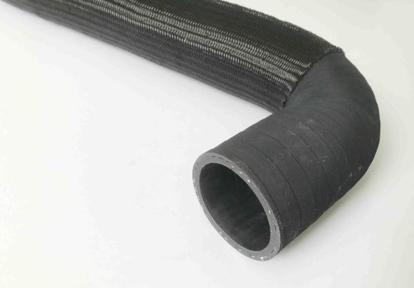 Quality Curved EPDM Rubber Water Hose Spring Insert Negative Pressure Resistance Custom Shaped Size for sale
