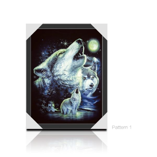 Custom Bear Design 3D Lenticular Picture , 3D Flip Picture Decration