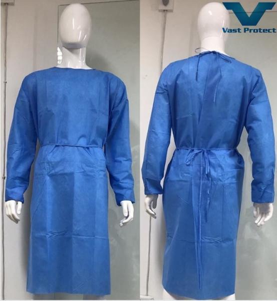 Quality Reusable Surgical Gown with Moisture Wicking Fabric Soft / Comfortable Healthcare Protective for sale
