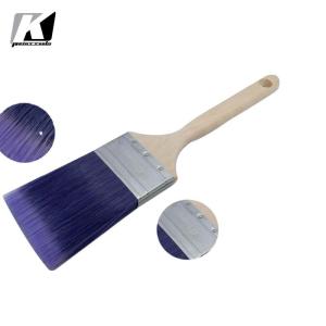China OEM Multiscene Synthetic Fiber Paint Brush , Antiwear Angled Brush For Wall Painting wholesale