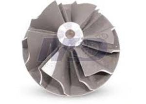 Forged Billet Design Turbo Compressor Wheel Decrease Rotational Weight Precise