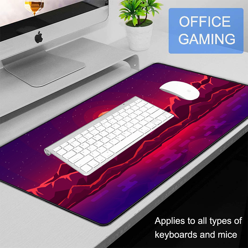 NO Wireless Charging XXL Large Gaming Mousepad with Personalised Sublimation Logo