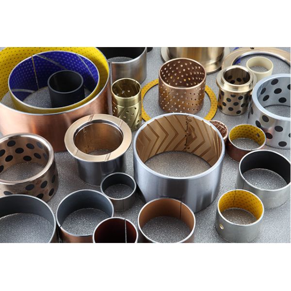 Boundary Lubrication Bearings | Polytetrafluoroethylene () & Polyoxymethylene (POM) Bearing Steel Backing