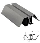 Aluminum Solar Rail Structure With Temperature Resistance And Clamp Installation