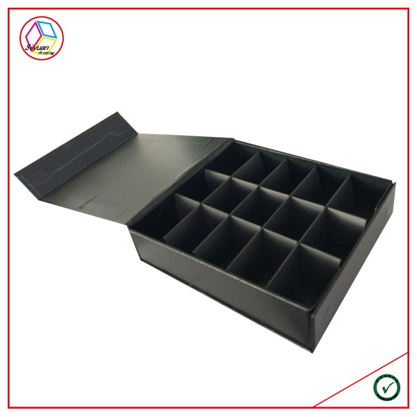 Foldable CMYK Printing Paper Cupcake Boxes Glossy Varnish
