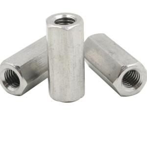 China Class4.8  ZYP HDG Long Round Hex Coupling Nuts And Washers on sale