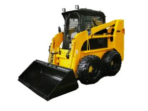 Double Handles Control Skid Steer Loader 1 Year Warranty Or 1500 Working Hours