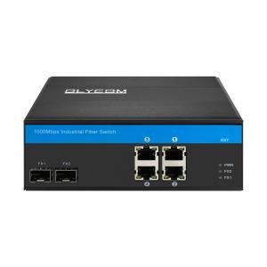Durable Gigabit Ethernet Switch Poe Powered 4 RJ45 Ports Redundant Power Inputs