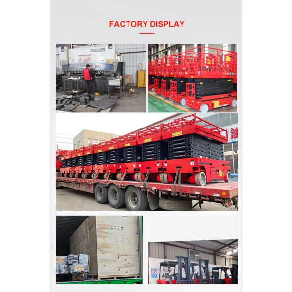 High Quality 4m-14m Self Driven Mobile Aerial Work Platform Aerial Work Platform Full Automatic Lift Hydraulic Scissor Lifts