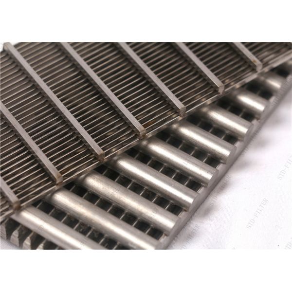 High Strength 30mm Width AISI 304 Wedge Wire Strainer Rectangular