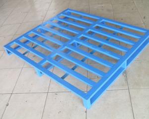 China Customized Painting Steel Pallet Warehouse Equipments, Standard Pallet Size For Storage wholesale