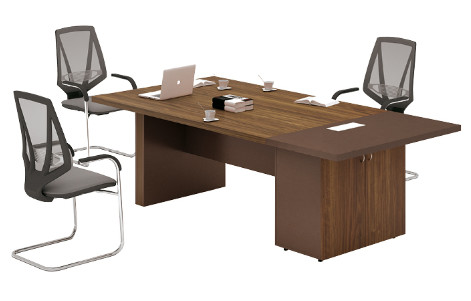 China Modern 2.4m melamine conference desk furniture wholesale