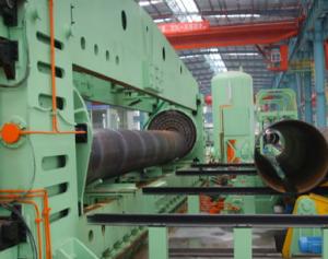 Automated CNC Control Hydrostatic Testing Equipment For Spiral Welded Pipe