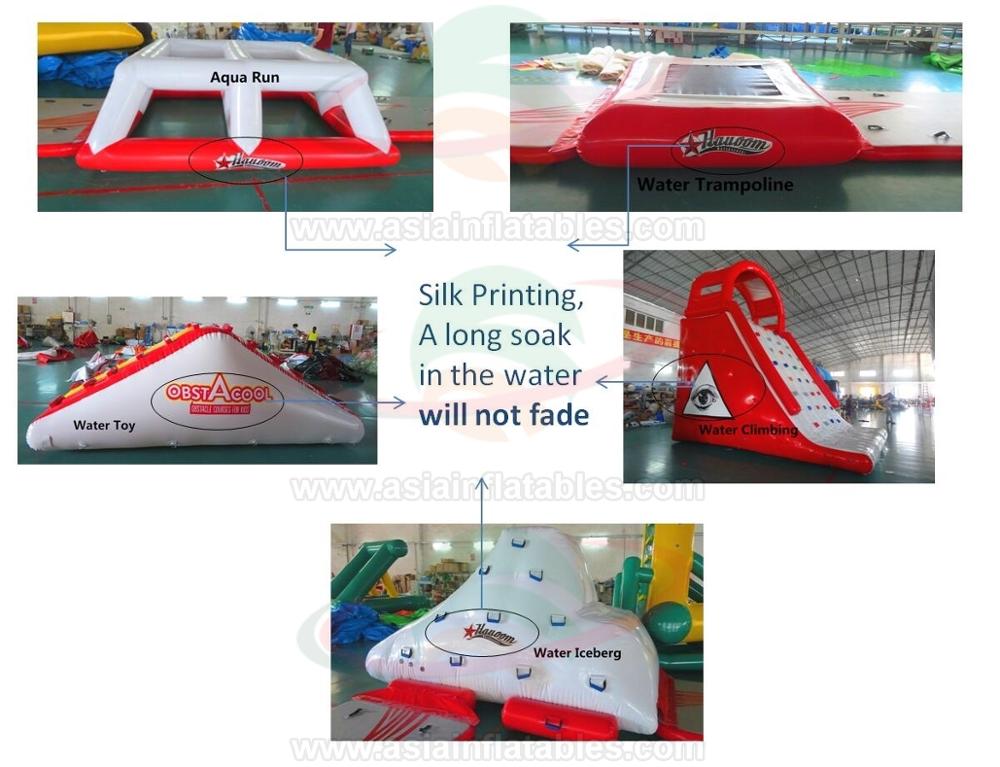 Mayan Beach Inflatabled Aqua WaterPark/ Floating Obstacle Course Park For Rental 