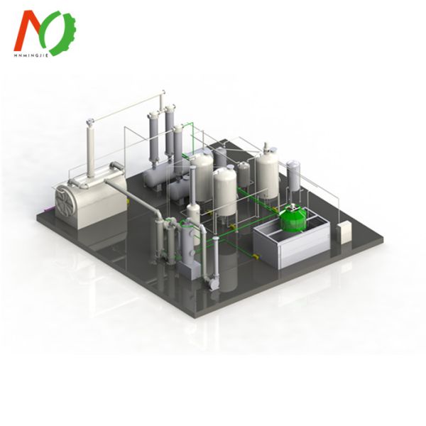 Customizable Voltage Pyrolysis Oil Distillation Machine for Recycling Used Engine Oil