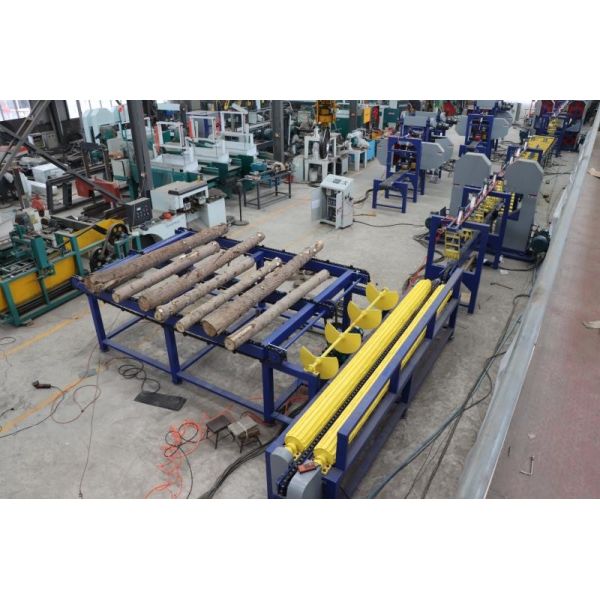 Automatic Vertical Twin Blade Saw Bandsaw Mill Machine For Woodworking Machinery Sawmill