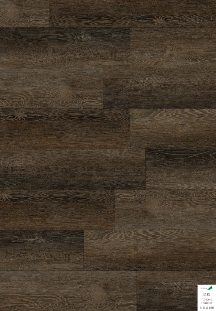 Interlocking Wood Grain RVP Flooring For Meeting Room