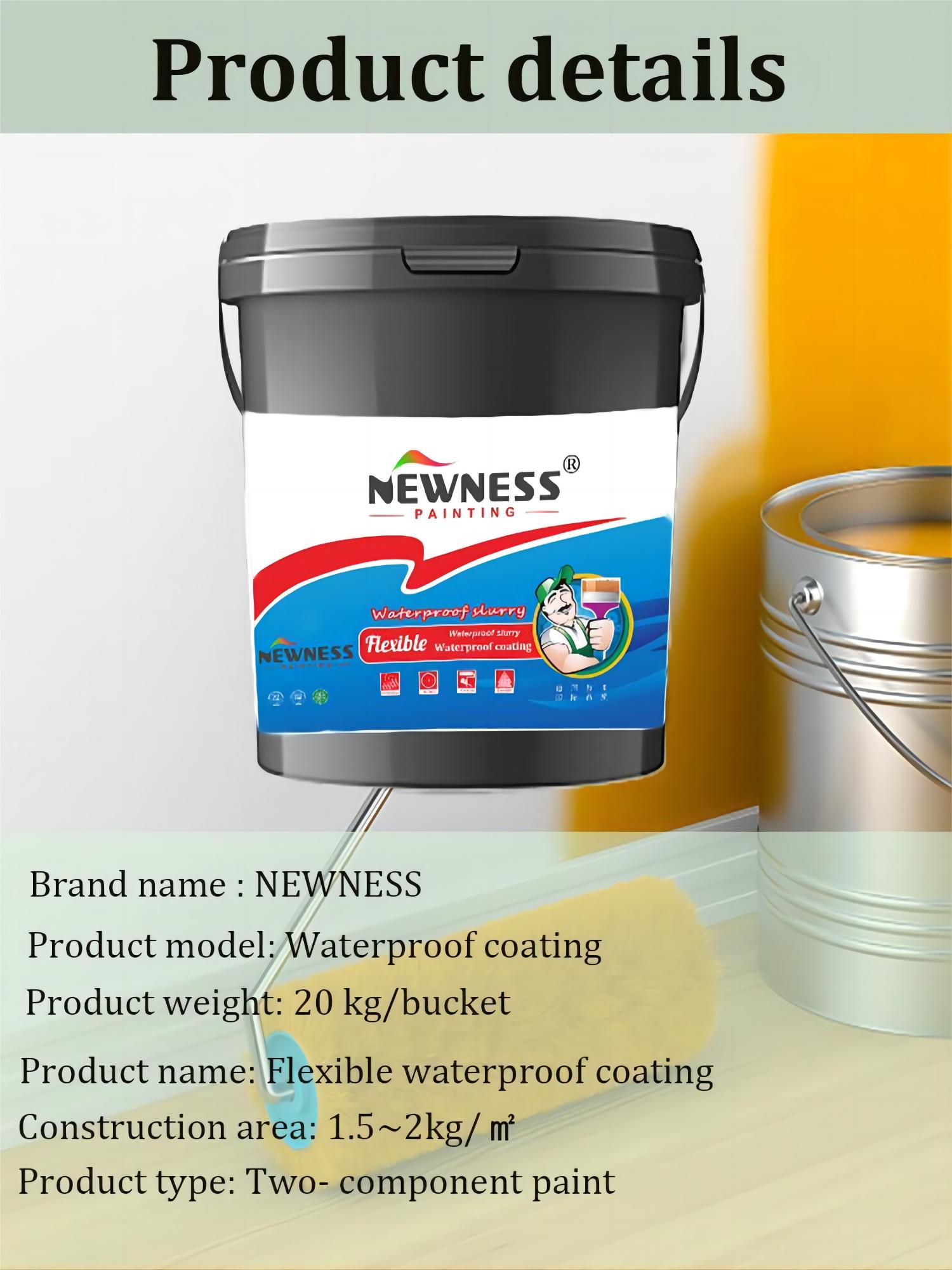 Coating Function High Temperature Resistance Acrylic Polymer Cement for Waterproofing