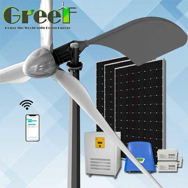 Quality Alternative Energy 3 Phase Grid Tied Horizontal Axis Wind Turbine Power System 1KW for sale