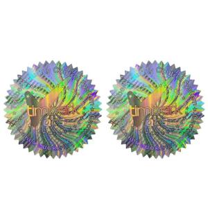 China Unmasking Holographic Security Label Stickers Anti Counterfeiting Labels wholesale