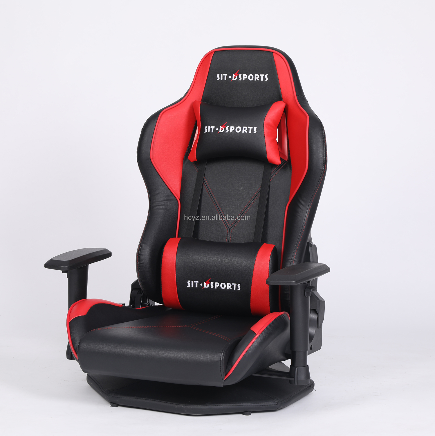 Synthetic Leather Computer Gaming Chair Without Foot Fixed Chassis Rotating Esports Chair