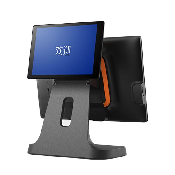 Dual 15.6 Inch Capacitive Touch Pos System For Department Stores