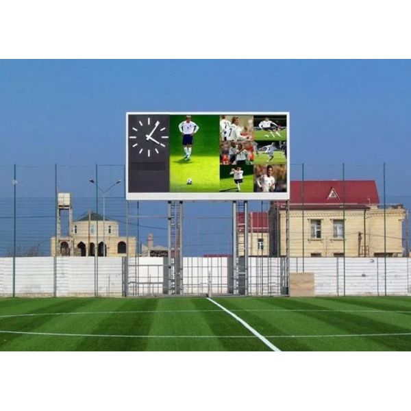 Long Life Span 2000Hz P10 street Energy Saving LED Display pole mounted