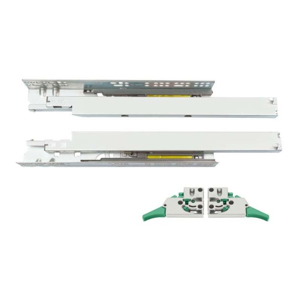 25KGS Foldable KAMA Soft Close Drawer Slides Galvanized Steel Material