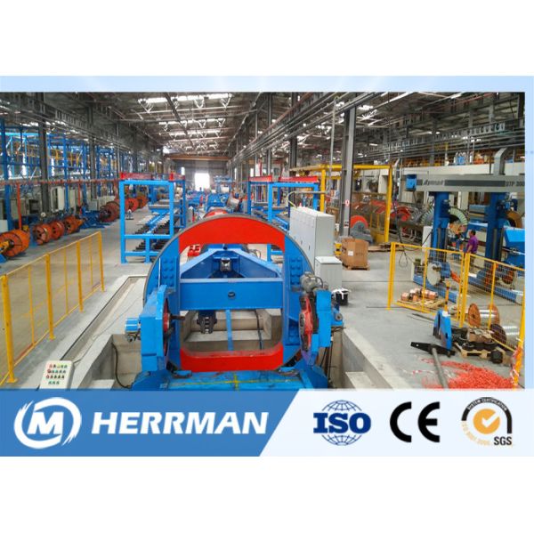 Drum Twister Lay Up Machine With Caterpiller For Energy / Telephone Cable