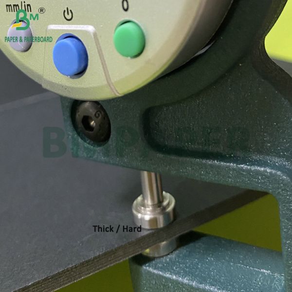 1.5mm 1200g 2mm 1600g Black Solid Board Double Sides Deep Black 70 X 100cm