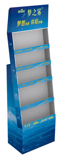 Environmentally Friendly Corrugated Cardboard Display Stamping Surface Treatment