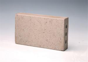 China Rough Face Light Gray Clay Baking Brick , Grouting Brick Pavers Vacummed Extrusion wholesale