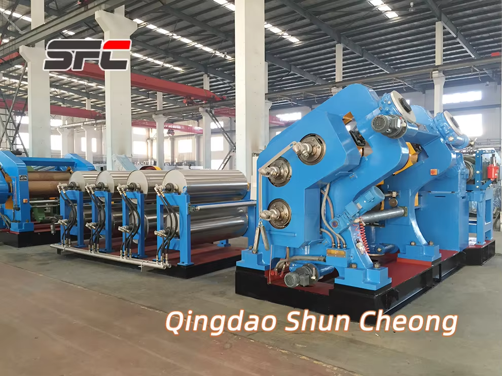 Three Roll Calender For Rubber Plastic Sheet Forming High Precision CE Certified