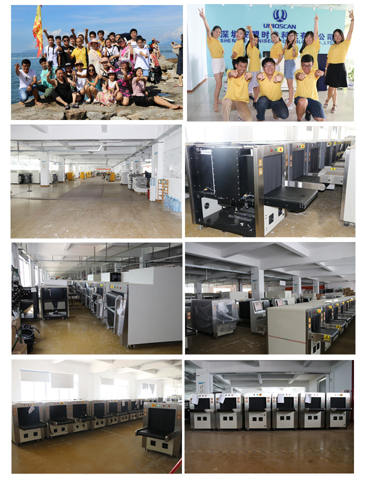 SF8065 Tunnel Size X Ray Baggage Scanner Checking Machine UNIQSCAN Original