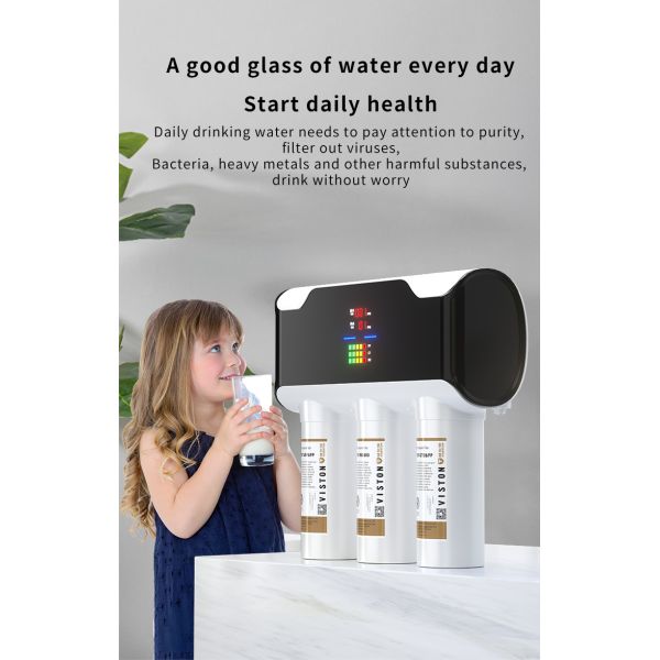 Barrel Free 600G Nanofiltration Undersink Water Purifier 2.1L/Min Large Flow