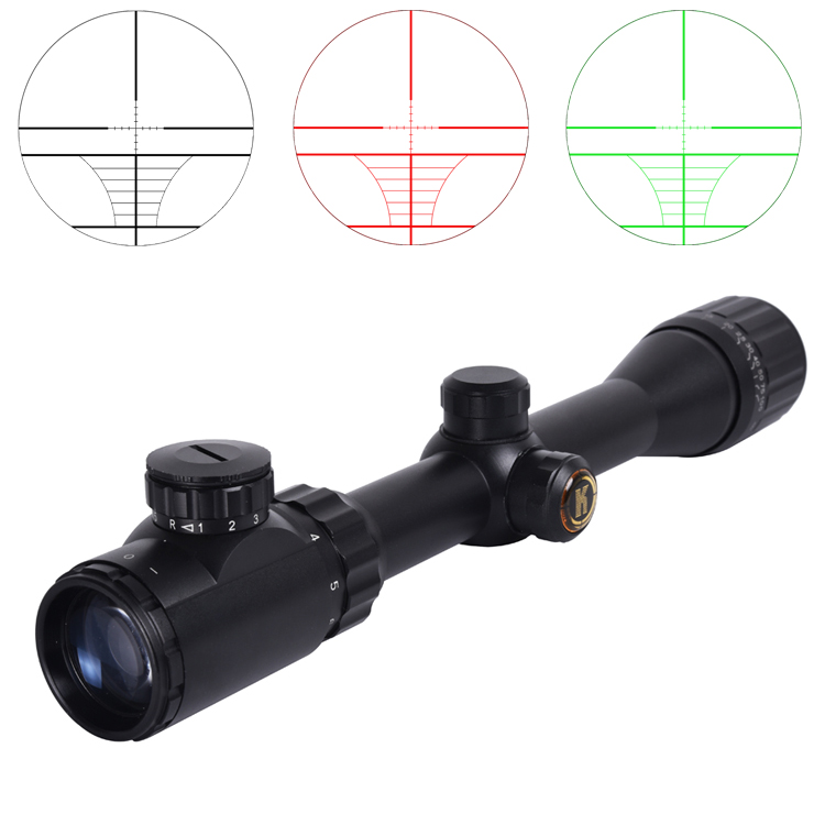 LE VX-3i 4.5-14x40 Hunting Scope with 4.40"-3.70" Exit Relief and 11/21mm Base Width