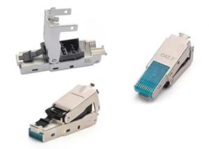 CAT7 FTp Toolless modular plug 8p8c rj45 shielded 10GB Male Connector