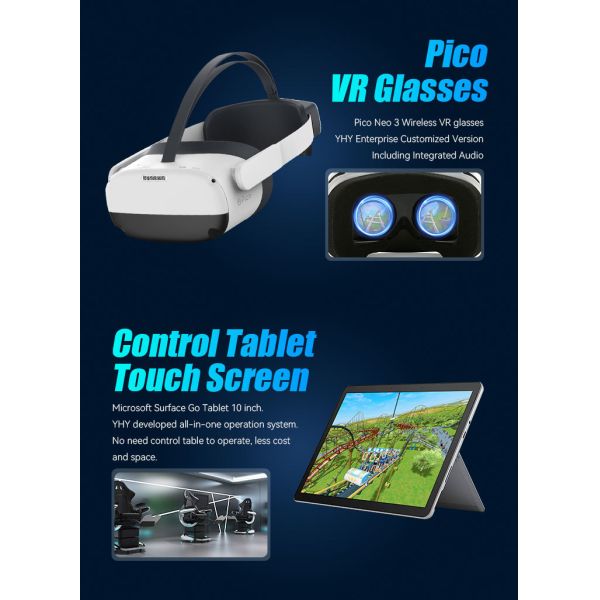 Amusement Part Virtual Reality Simulator 360 Degree Rotation Vr 9D Cinema Single Seat