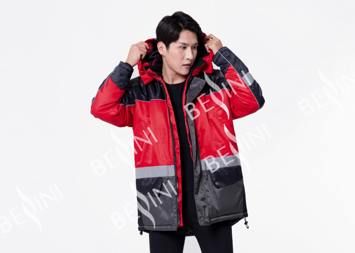 Polyester Cotton Winter Workwear Clothing Interweave Padded Jacket