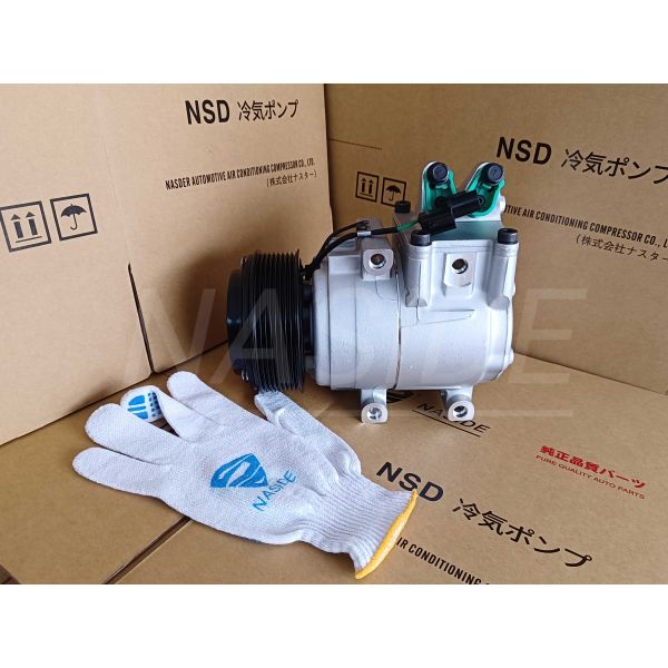 Auto AC Conditioning Compressor For KIA 977013R000 Compatible with Bongo 12v HS15 Auto Ac Compressor