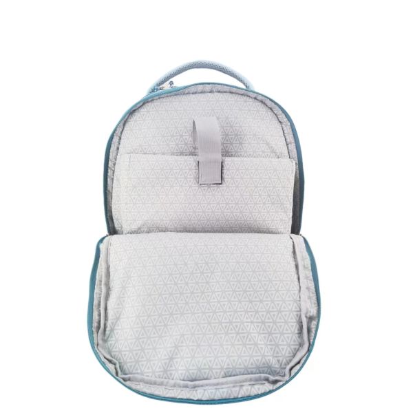 Zippered Practical Travel Backpack Trolley , Shockproof Backpack With Trolley Wheels