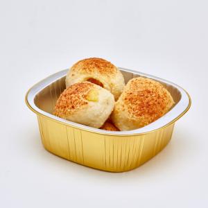 China Aluminum Foil Square Cupcake Liners Brownie Baking Cups With Lids wholesale