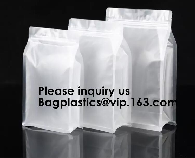 Semi-Clear Window Hang-Hole Stand-Up Zip lockk Pouch,Aluminum Packaging Bags Laser Zip lockk Stand up Resealable Pouches wit