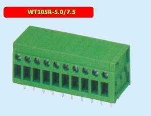 China Industrial Screw Type PCB Terminal Block WT105R Spacing 5.0 / 7.5 Mm wholesale